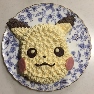 キャラケーキ/pikachu face 3D