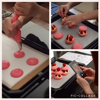 Lesson / Macarons aux fraises