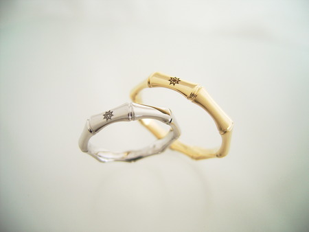 竹　オリジナルマリッジリング　（結婚指輪）